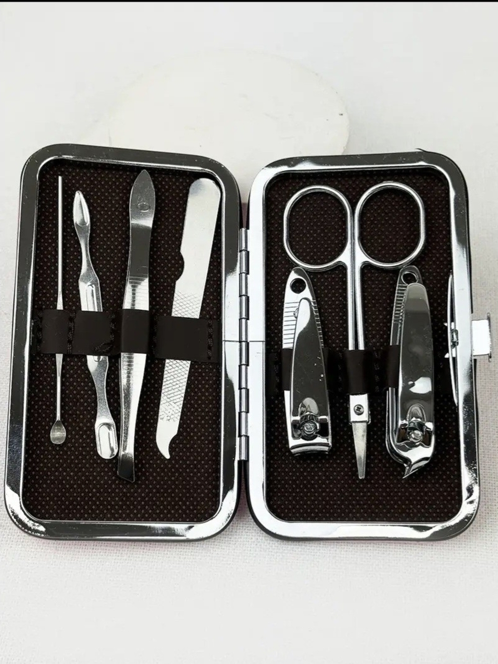 Pastel Heart Pattern Manicure Set - Picture 2 of 2